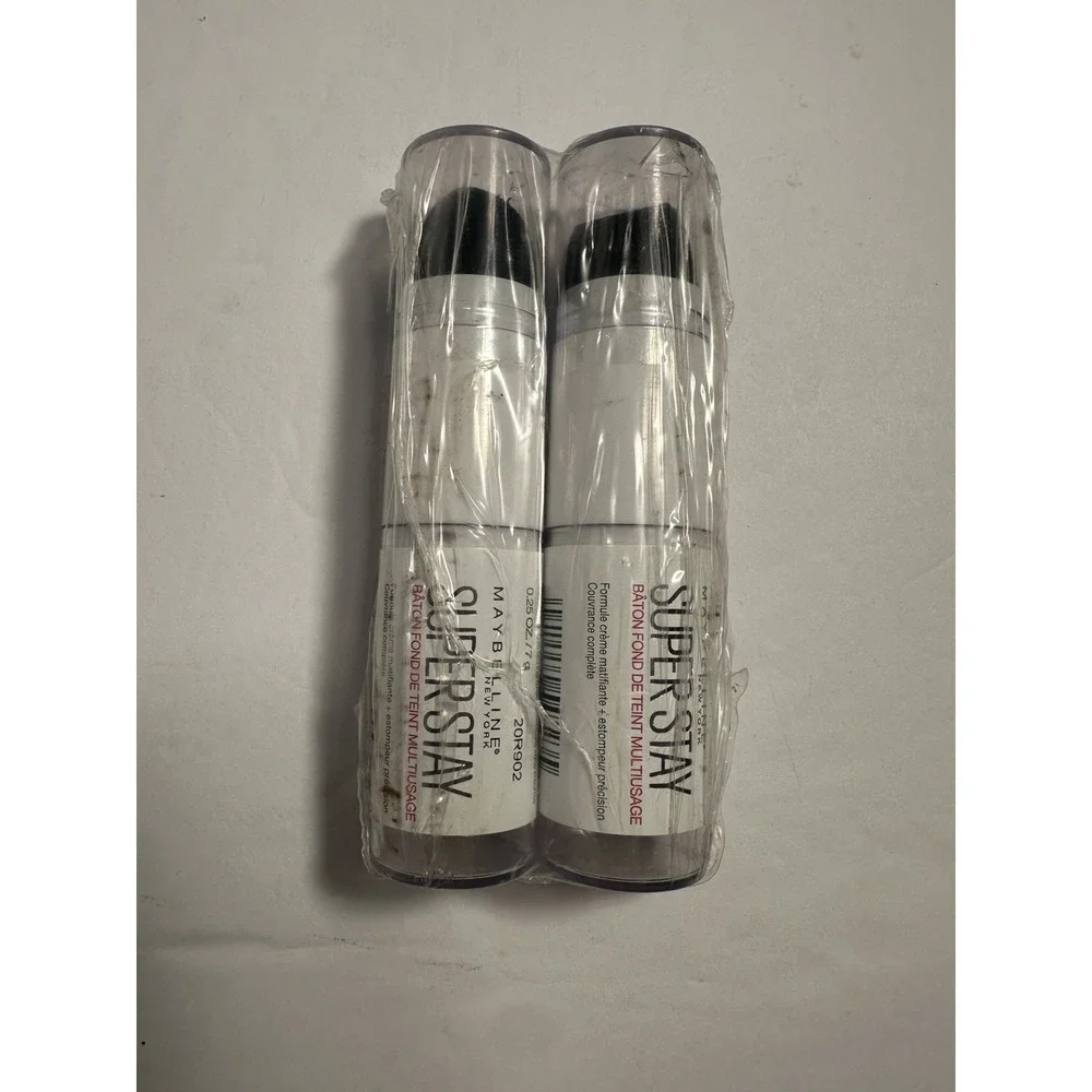Lot of 2 Maybelline  Super Stay Multi-Use Foundation Stick, 112  Natural Ivory